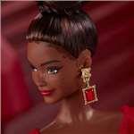 Sběratelská Barbie Signature 80. výročí v brokátových šatech JBJ1810