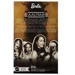 Sběratelská panenka Barbie Signature Aaliyah v černém oblečku z umělé kůže, HRM803