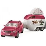 Schleich 42535 Dobrodružné auto s prívesom a koňom2