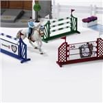 Schleich 72105 Velký jezdecký turnaj s konmi 42338 a Ppck-up s přívěsem a koněm 423463