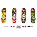 Skateboard prstový šroubovací plast 10cm s doplňky2