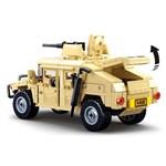 Sluban Army Model Bricks M38-B0837 Hummer bojový off road3