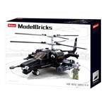 Sluban Model Bricks M38-B0752 Bojový vrtulník Ka-50 Black Shark2