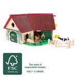 small foot Dřevěná farma se zvířátky1