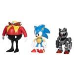 Sonic The Hedgehog 30th Anniversary Mecha Sonic Sonic &amp; Dr. Eggman Exclusive Action Figure 3-Pack1