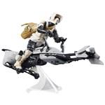 Star Wars Vintage Collection Mandalorian Fahrzeug Speeder Bike se Scout Trooperem a Grogem1