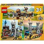 Středověký hrad a rytíři na koních10