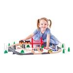 Tor kolejowy z silnikiem elektrycznym i mostem, 80 sztuk 3